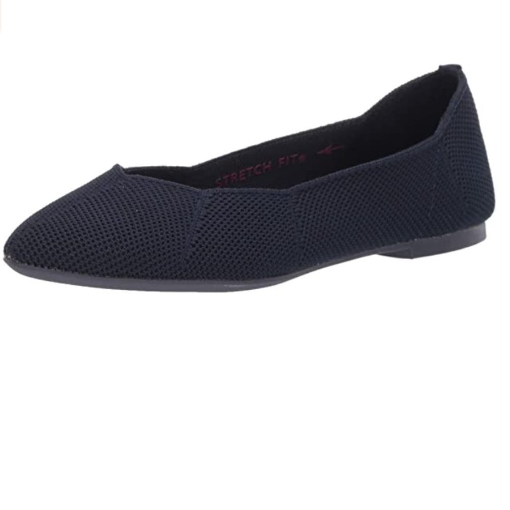 Skechers Cleo 3 Carats Navy Ballet Flats 6.5  NIB